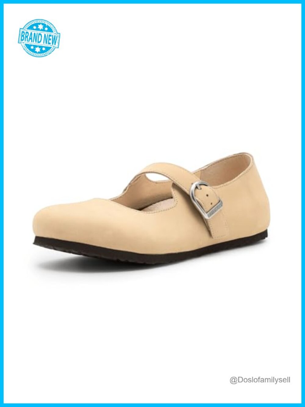 Birkenstock Santa Clarita Leather Mary Jane Flat